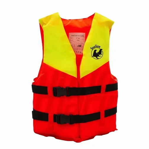 Chaleco Salvavidas Sealion para Niños – Verde con Naranja, Ajustable y de Alta