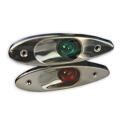 Luces de Navegación Laterales Ovaladas (Par) – Diseño compacto